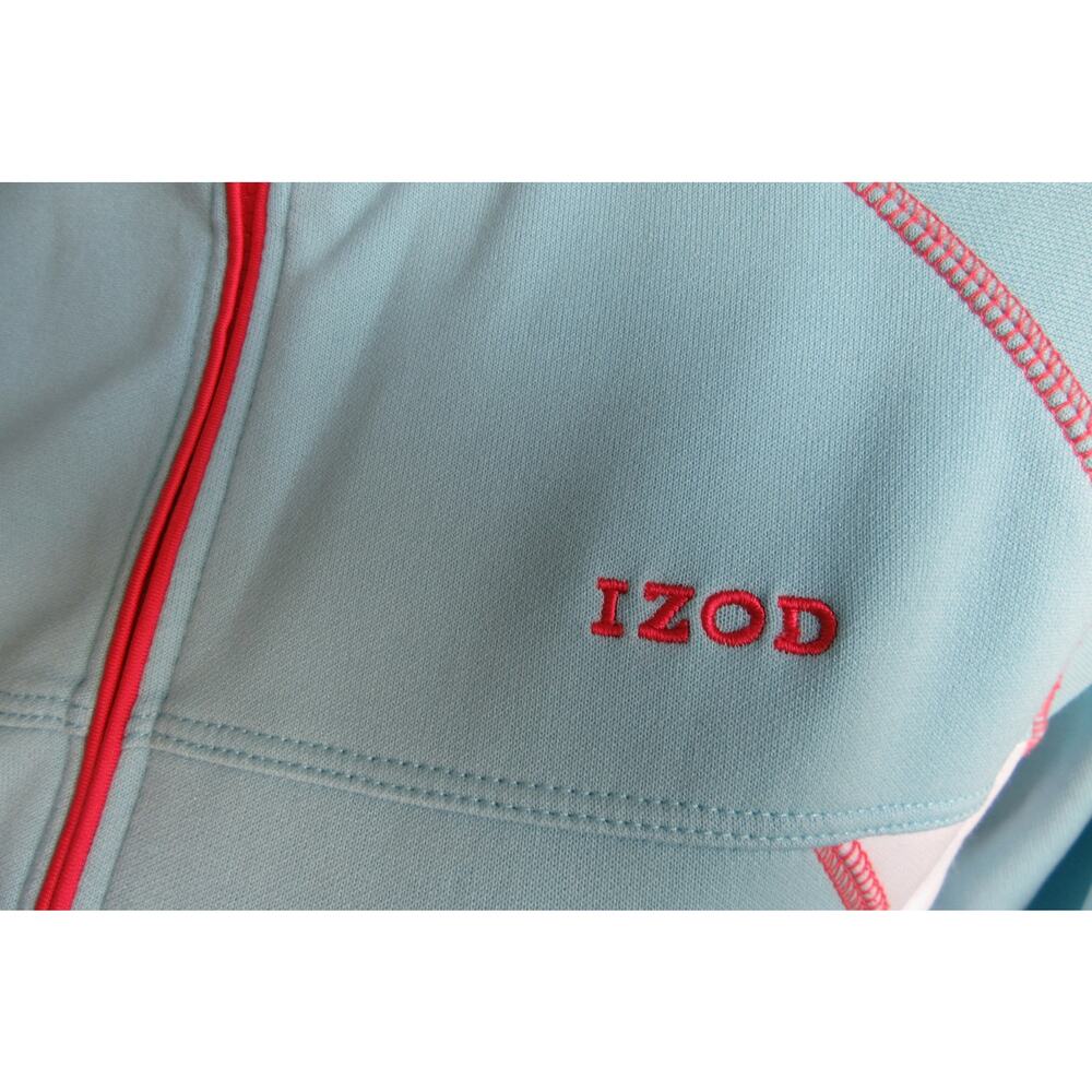 IZOD Movement Women's Full Zip Jacket Blue Tennis Golf Track Long Sleeve Medium - Picture 4 of 8